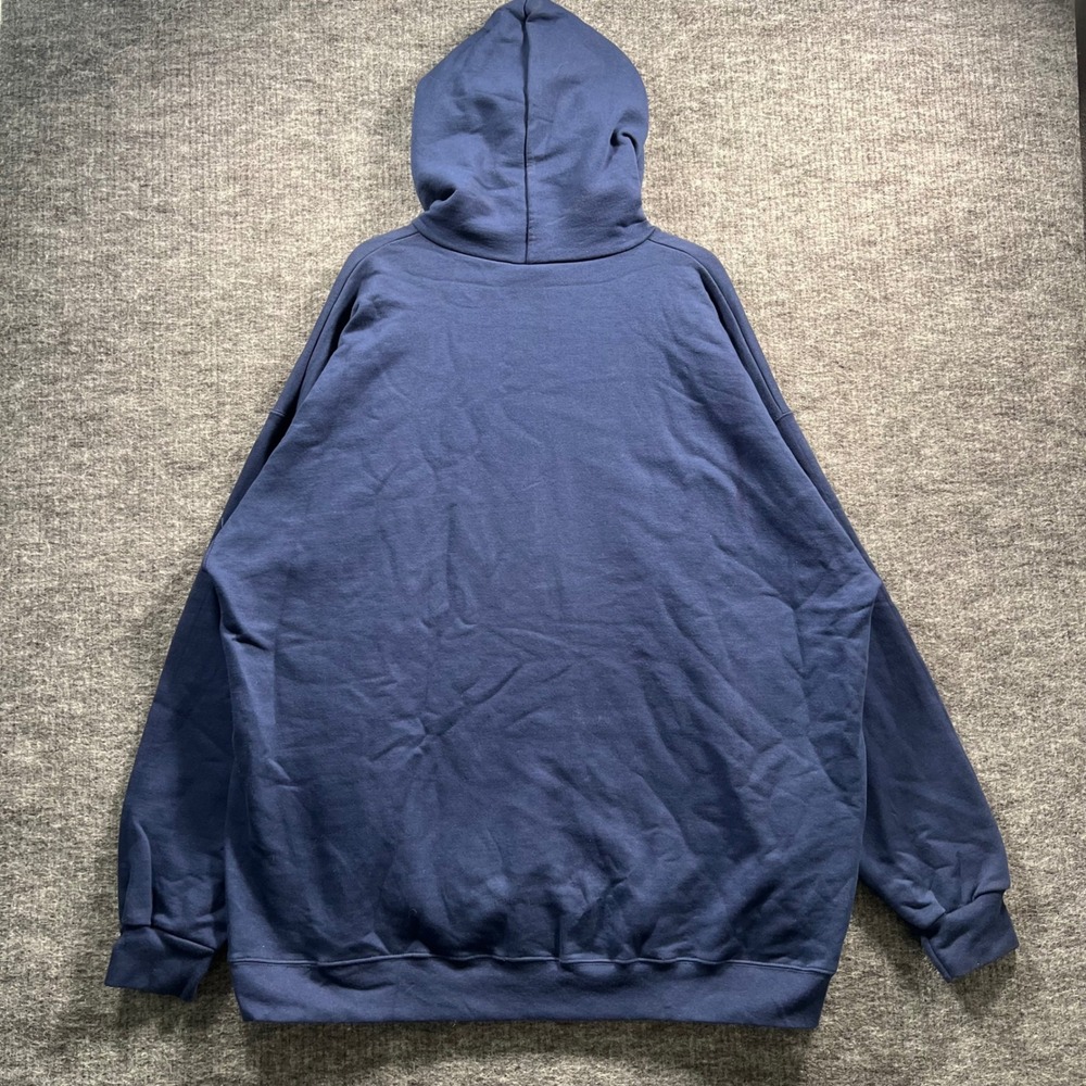 Hanes Barack Obama First Family Navy Blue Graphic Hoodie Mens 2XL - Picture 5 of 5
